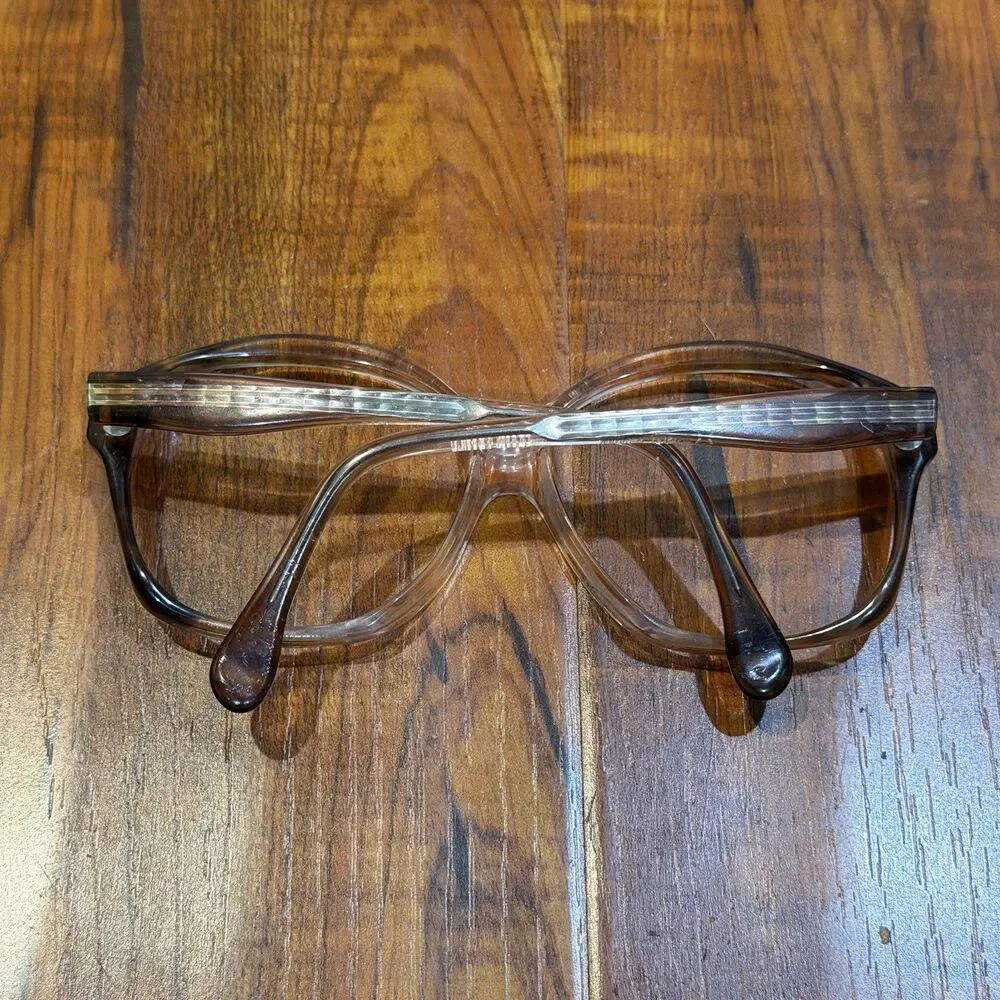 Rare Vintage Yves de Saint Claude 54-18 Brown Atlas Monaco Eyeglass Frames Only